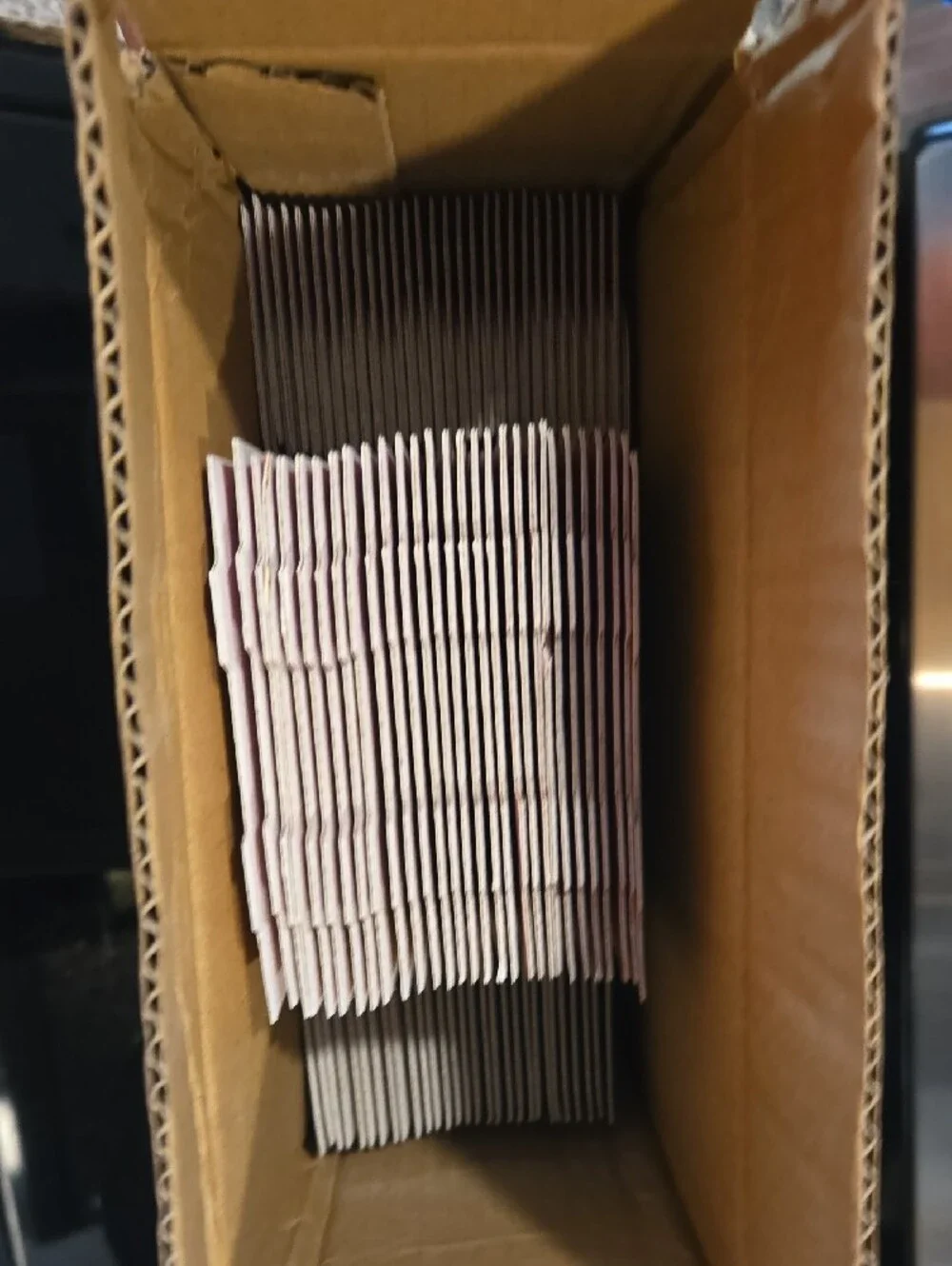 Tri-Color Shipping Boxes for Kids Toys - Pastel Gradient (29 Pack)